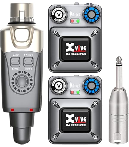 Xvive U4R4 Wireless in-Ear Monitor System Transmitter and Beltpack